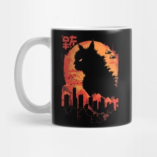 Catzilla Cat Meow Tropolis Marvels Unraveled Mug